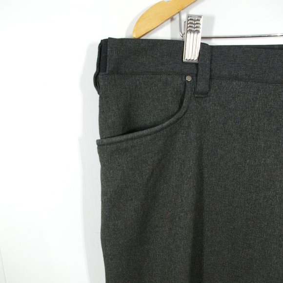 Adidas Golf Pants Mens 38x29 Dark Gray Athletic Lightweight Outdoor Chino Casual - Picture 2 of 10